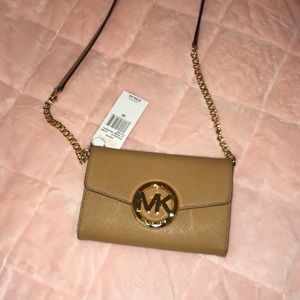 Michael Kors Crossbody (Acorn Color)
